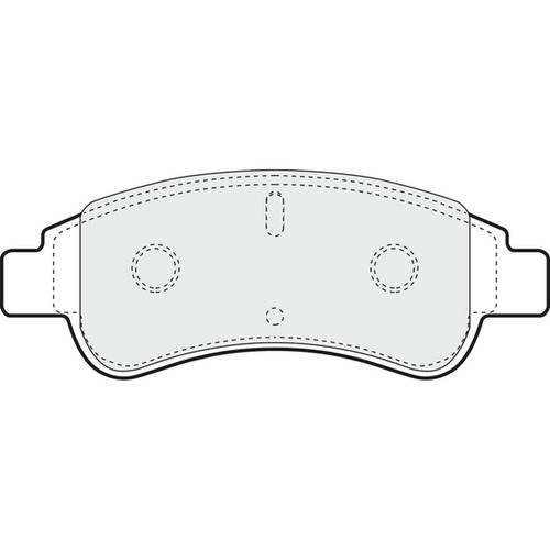 Brake pads set for citroen - for,