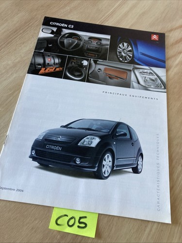 2005 citroen specifications - 2005, c2