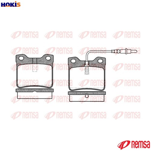 Brake pad set disc - brake,