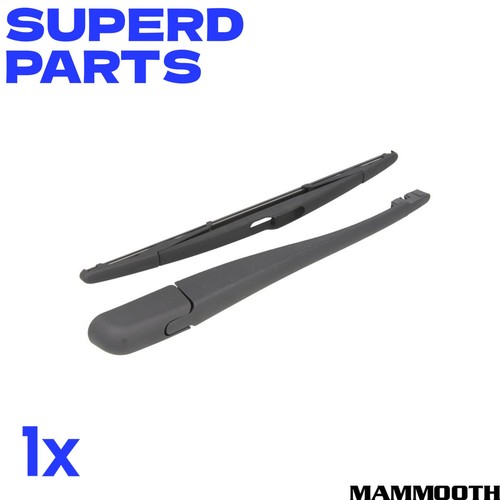 Wiper arm with blade - with, rear