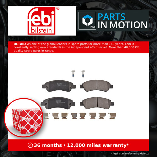 Brake pads set fits citroen - pads,