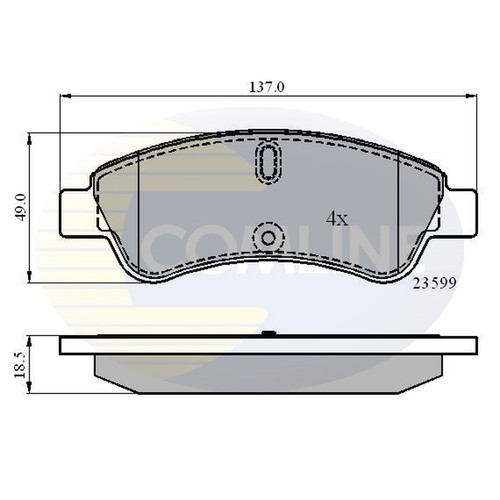 Brake pads set - brake,